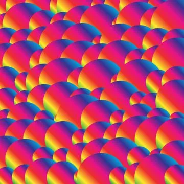 Random shapes with spectrum gradient fills. vector graphic Stock Illustration