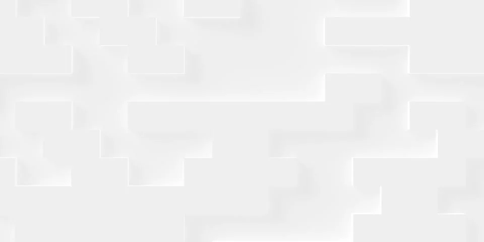 Random shifted white rectangle brick boxes block background wallpaper Stockillustratie