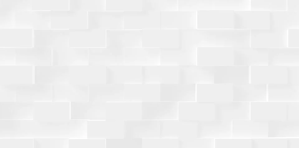 Random shifted white rectangle brick boxes block background wallpaper Stock Illustration