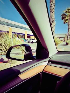 Random shot of a car from a car Stock Photos