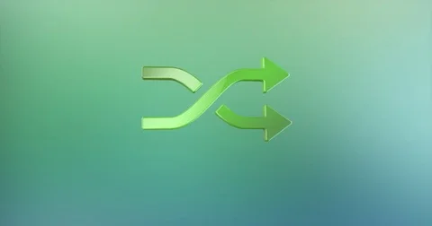 Random Shuffle Color 3d Icon Stock Footage 76619648