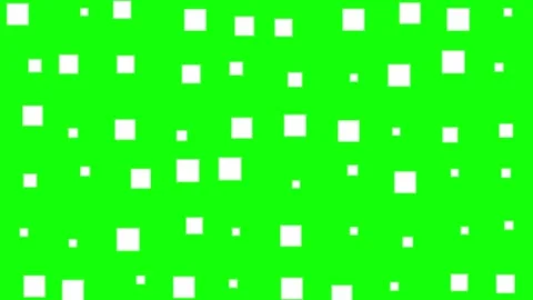 Random Size Abstract Square Shape Pattern Motion Graphic Green Screen Video stock 310413924