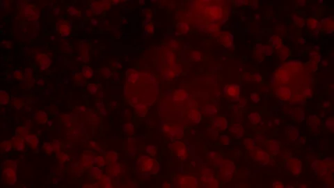 Random size red circle pattern animation background. 2D rendered computer Stock Footage 185599865