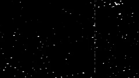 Random sized white noise speckle animation, Fine dust particles moving on b.. Stock Footage 330550997