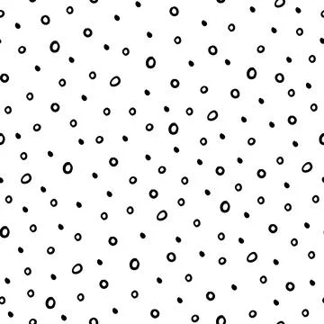 Random small black spots pattern Stock Illustration