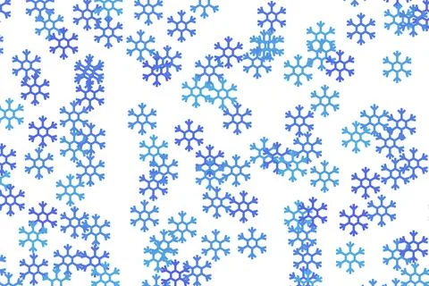 Random snow flake pattern イラスト素材
