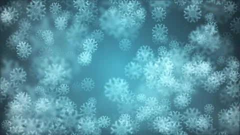 Random snowflake illustration background New quality shape universal colorful Illustrazione stock