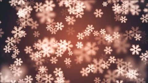 Random snowflake illustration background New quality shape universal colorful Illustrazione stock