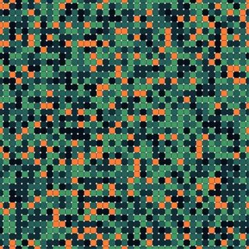 Random squared tiles Stock Illustration