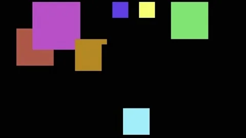Random squares Stock Footage 179497190