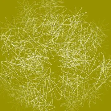 Random squiggly lines abstract monochrome pattern, texture Illustrazione stock