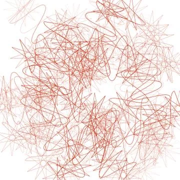 Random squiggly lines abstract monochrome pattern, texture Illustrazione stock