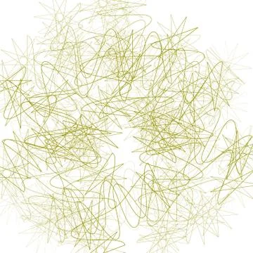 Random squiggly lines abstract monochrome pattern, texture Illustrazione stock