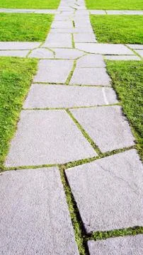 Random Stone pathway Stock Photos