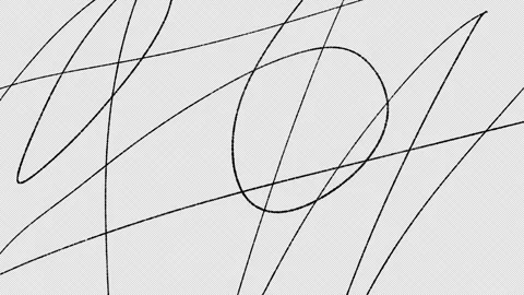 Random strokes on a white background, grunge drawing texture background animatio Stock Footage 301058908