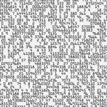 Random symbols seamless pattern. Black numbers on white background イラスト素材