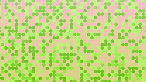 Random Technology Abstract Grid Motion Fading Circles Grid Background Video Stock Footage 305622204