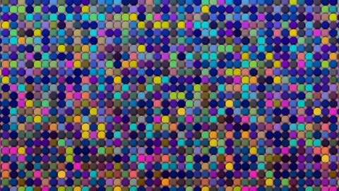 Random Technology Circle Dot Grid Fading Grid Circles for Artistic Intros  Video Stock Footage 305621662