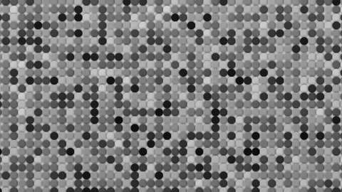 Random Technology Modern Grid Circles Rhythmic Visuals Dot Grid Background Video Stock Footage 305621892