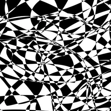 Random texture with alternating black and white shapes. Rough, chaotic irregu 스톡 일러스트