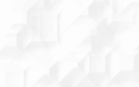 Random triangle geometry paper emboss white background, modern minimal backgr Illustrazione stock