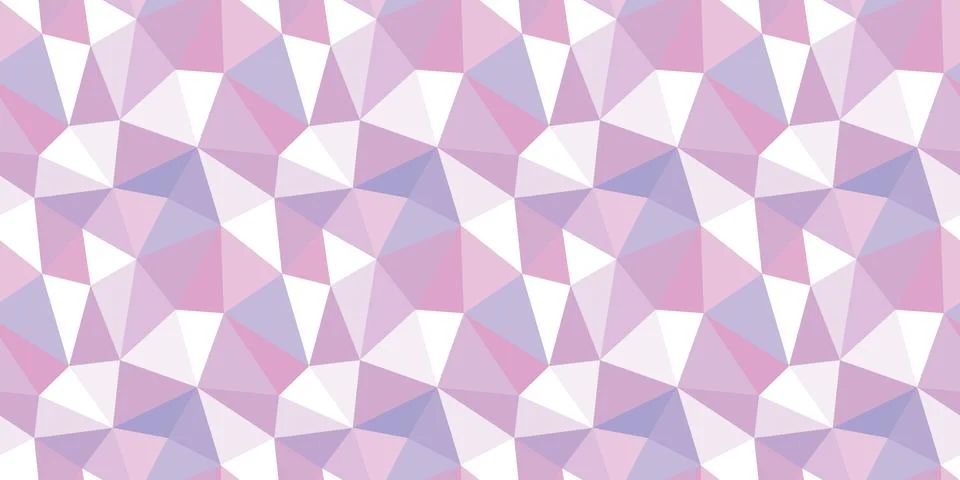 Random triangles abstract geometric seamless pattern background Illustrazione stock