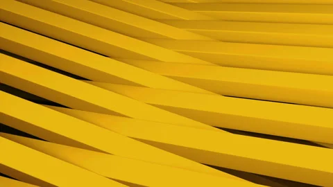 Random turning rectangles objects - turning geometrical objects, 3d render Stock Footage 104704334