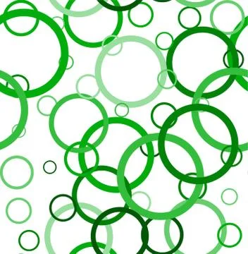 Random vector seamless pattern in circles. Stockillustratie