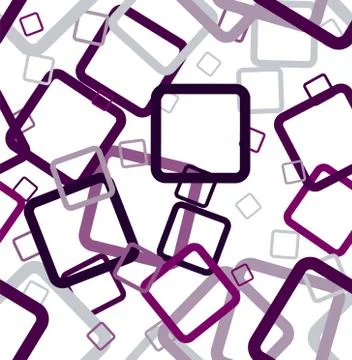 Random vector seamless pattern in squares. Stock Illustration