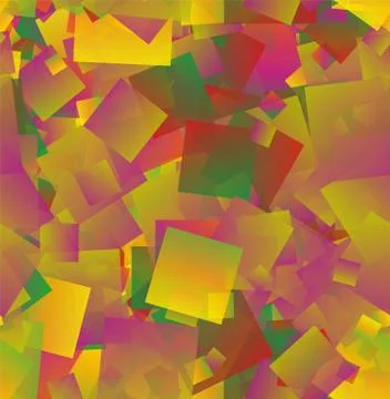 Random vector seamless pattern in squares. Stock Illustration