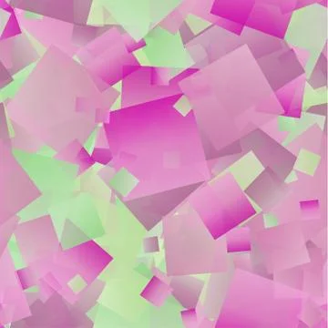 Random vector seamless pattern in squares. Stock Illustration