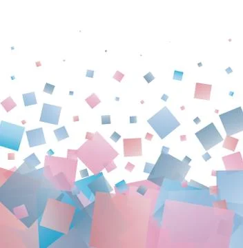 Random vector seamless pattern in squares. Stock Illustration