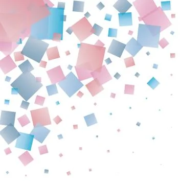 Random vector seamless pattern in squares. Stock Illustration