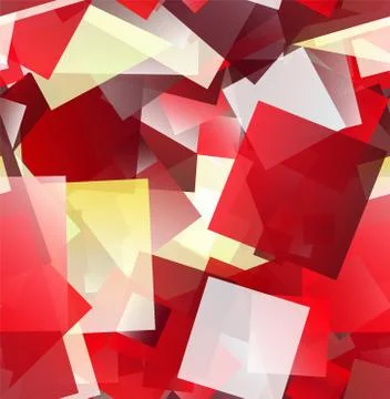 Random vector seamless pattern in squares. Stock Illustration