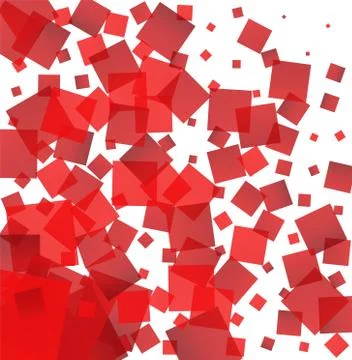 Random vector seamless pattern in squares. Stock Illustration
