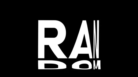 Random Warp Text Animation Stock Footage 315002969