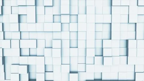 Random waving motion abstract background from square geometric surface loop:  Stock Illustration