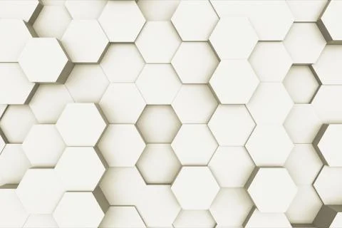 Random waving motion abstract background from hexagon geometric surface loop: Stock Illustration
