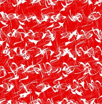 Random wavy shapes artistic pattern, liquid like smeared, smudged shapes Stock Illustration