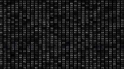 Randome code running Stock Footage 65762649