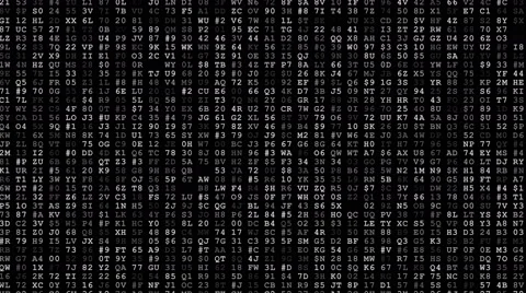 Randome code running Stock Footage 66539856