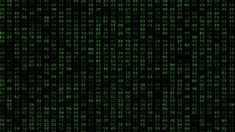 Randome code running Stock Footage 70396330