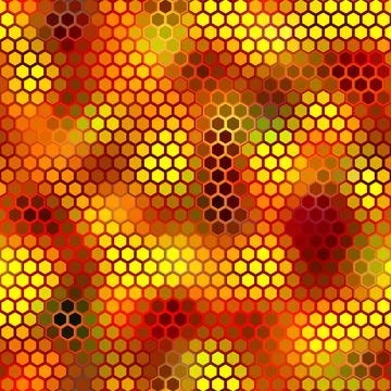 RandomHexagons 01 Stock Illustration