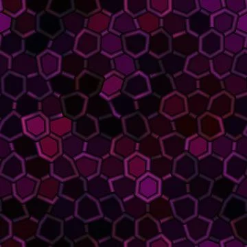 RandomHexagons Purple I Stock Illustration