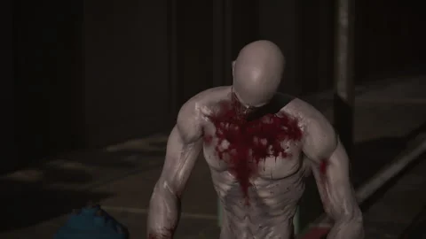 Randomly bloodied zombies Stock Footage 287846702