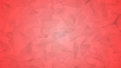 Randomly connected cyber polygonaly tech free space plexus dots rendering, 3d Stock Footage 95075463
