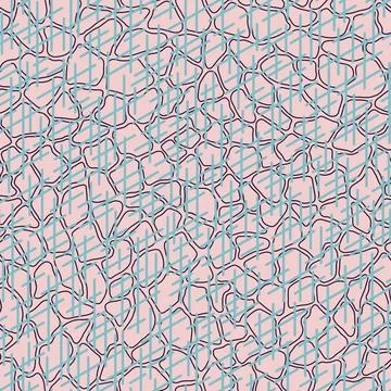 Randomly crossing lines making pattern.Chaotic short lines seamless pattern,c Stock Illustration
