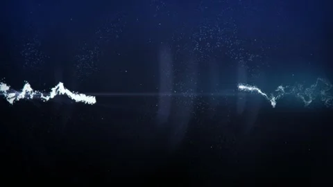 Randomly flying particles in the middle of the screen, optical flares Stock Footage 127842031