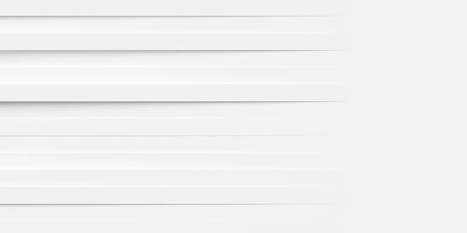 Randomly offset horizontal white wide lines or boxes geometry background wa.. Illustrazione stock