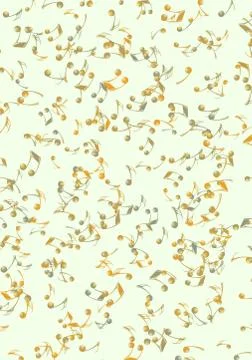 Randomly placed music dots background Stock Illustration